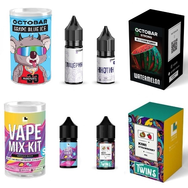 Аромабустери ELFLIQ, FlavorLab, Octolab