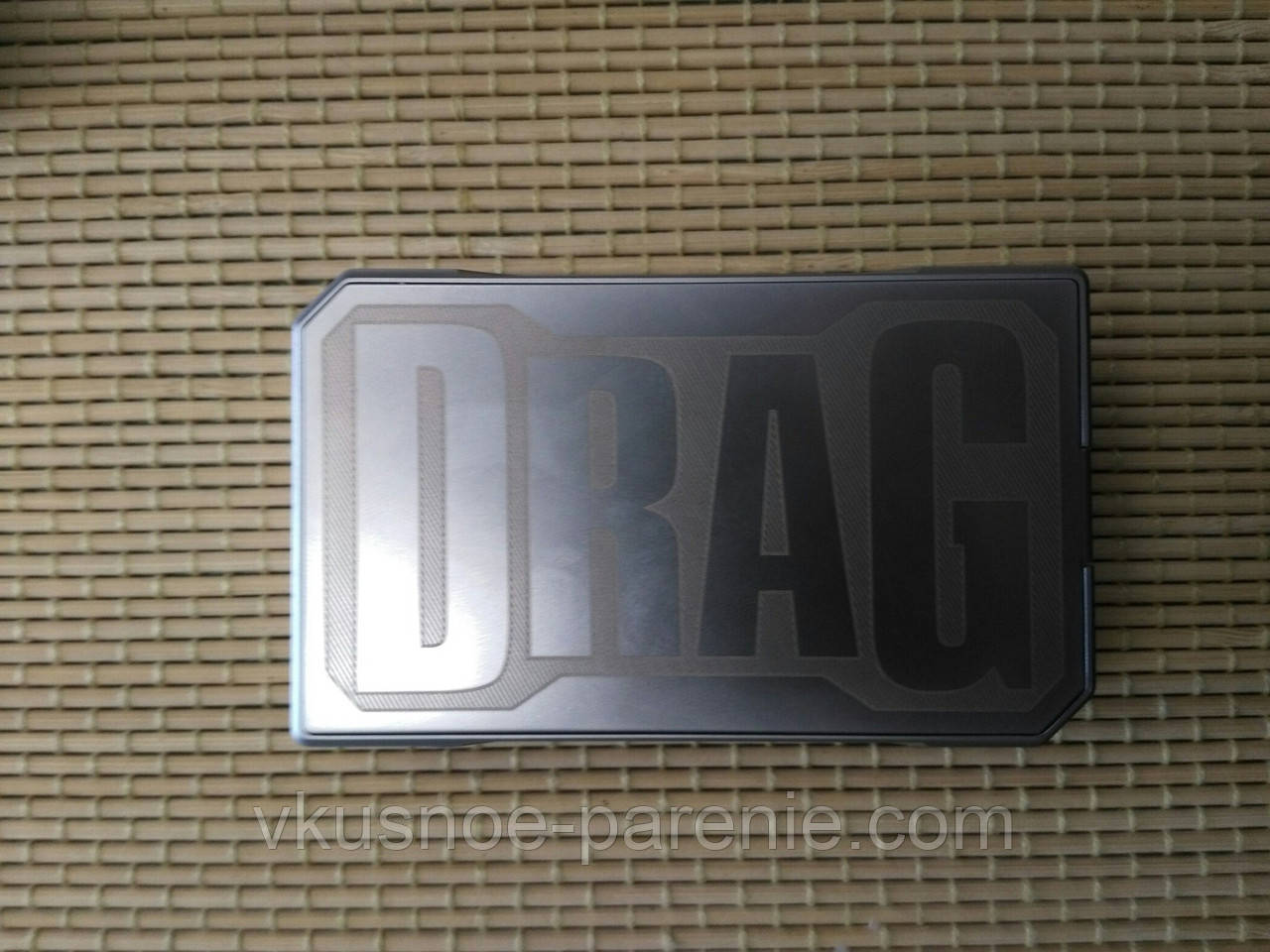 Бокс мод VooPoo DRAG 157W TC (оригінал) Silver/Black