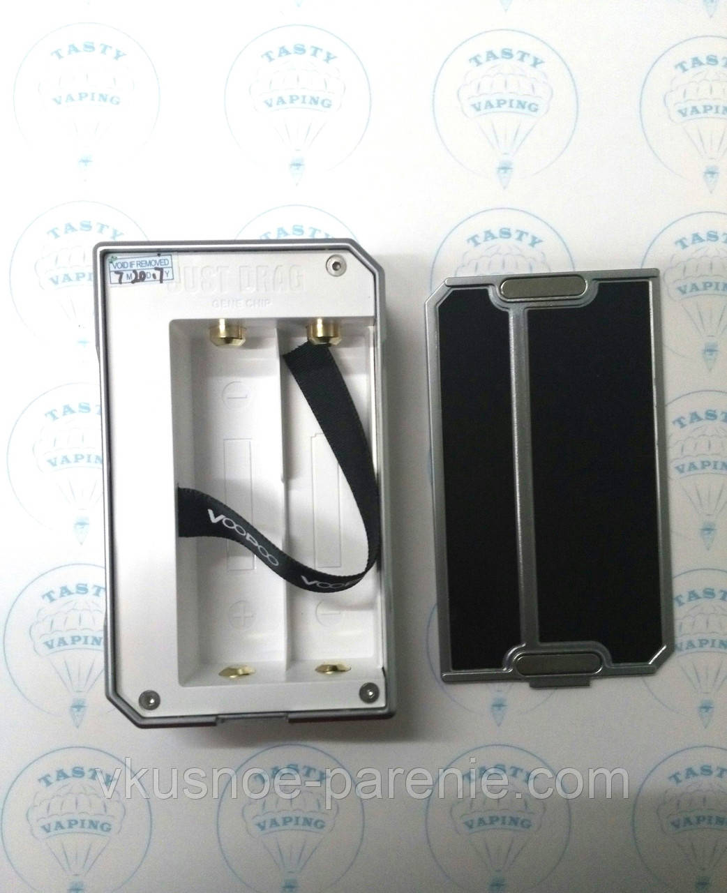 Бокс мод VooPoo DRAG 157W TC (оригінал) Silver/Blue