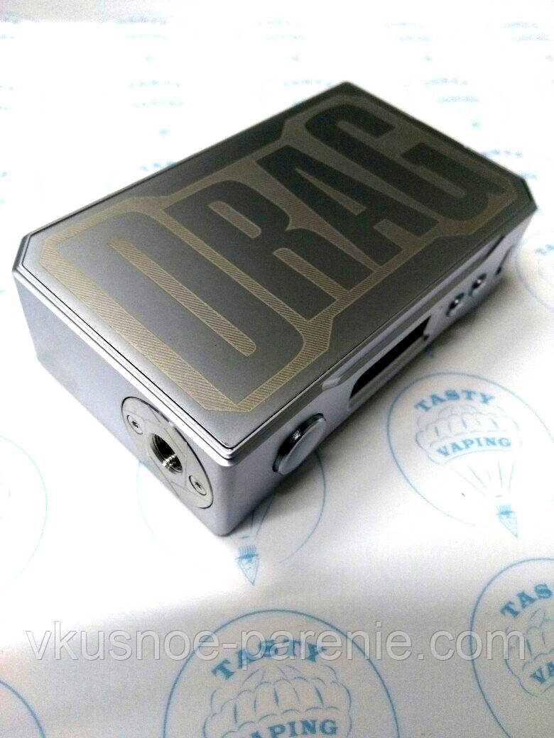 Бокс мод VooPoo DRAG 157W TC (оригінал) Silver/Blue