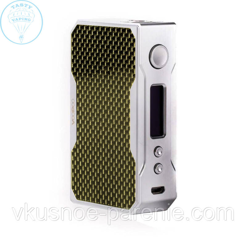 Бокс мод VooPoo DRAG 157W TC (оригинал) Silver/Yellow