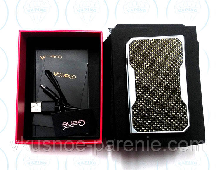 Бокс мод VooPoo DRAG 157W TC (оригинал) Silver/Yellow