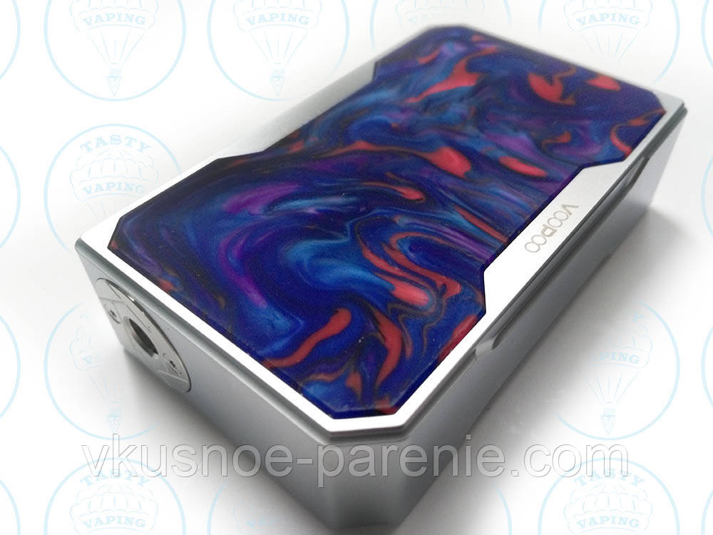Бокс мод VOOPOO DRAG 157W Сталь/Фіолетовий (оригінал)