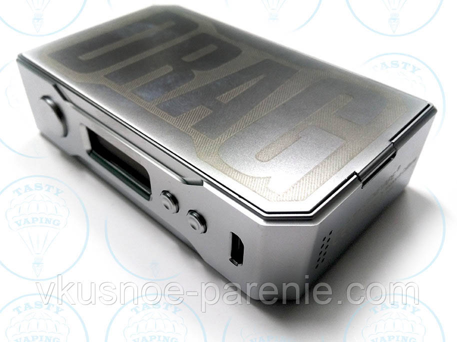 Бокс мод VOOPOO DRAG 157W Сталь/Фіолетовий (оригінал)