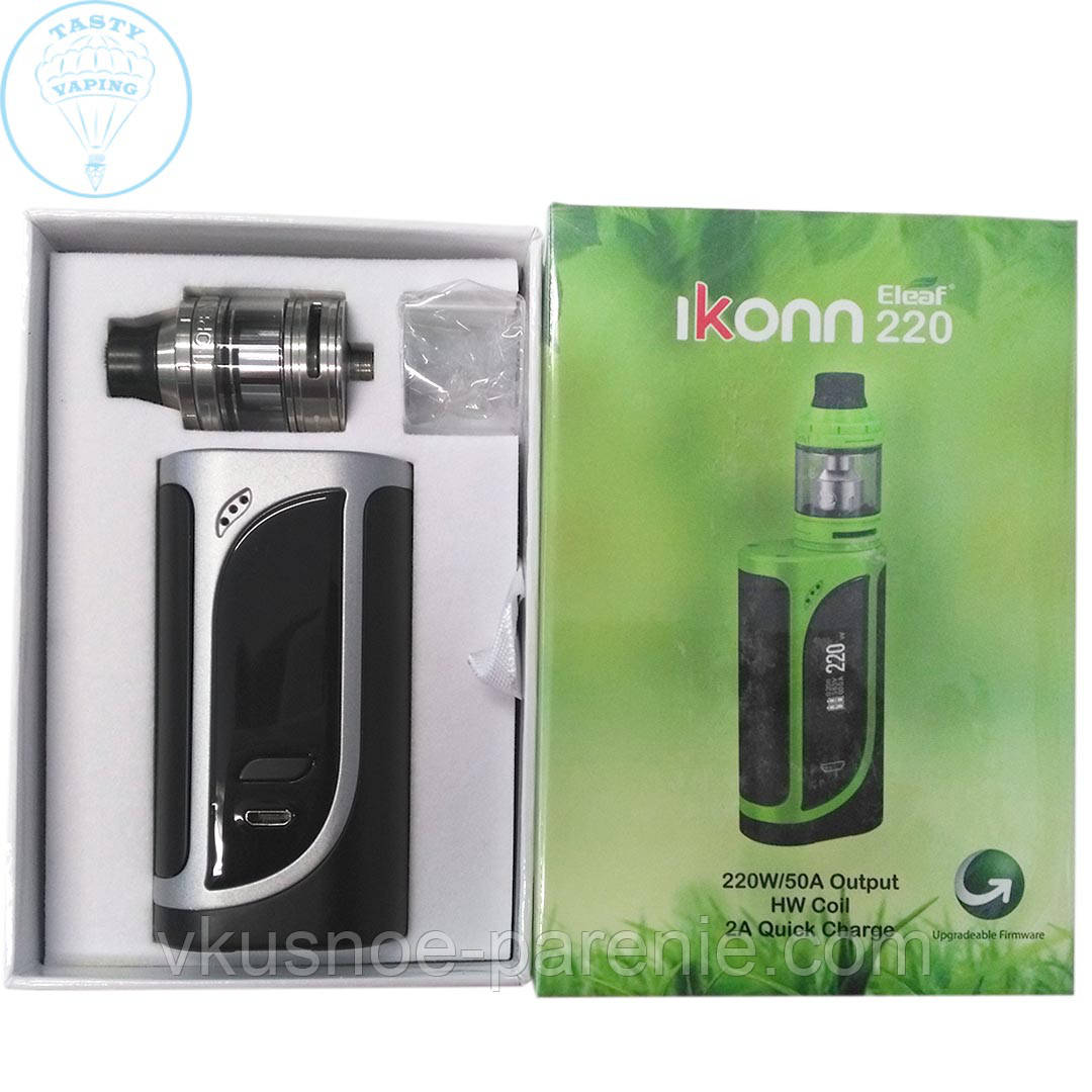 Набір Eleaf iKonn 220w + Ello 25 Silver Black