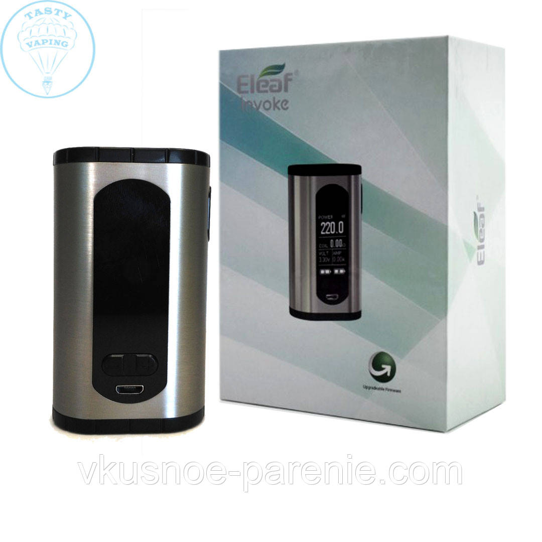 Батарейний стелс мод Eleaf Invoke 220w сталевий