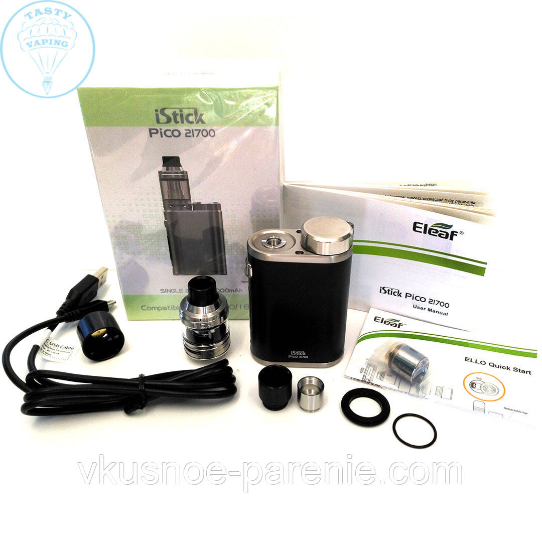 Eleaf iStick Pico 21700 + Ello Kit 100w (Акумулятор у комплекті)