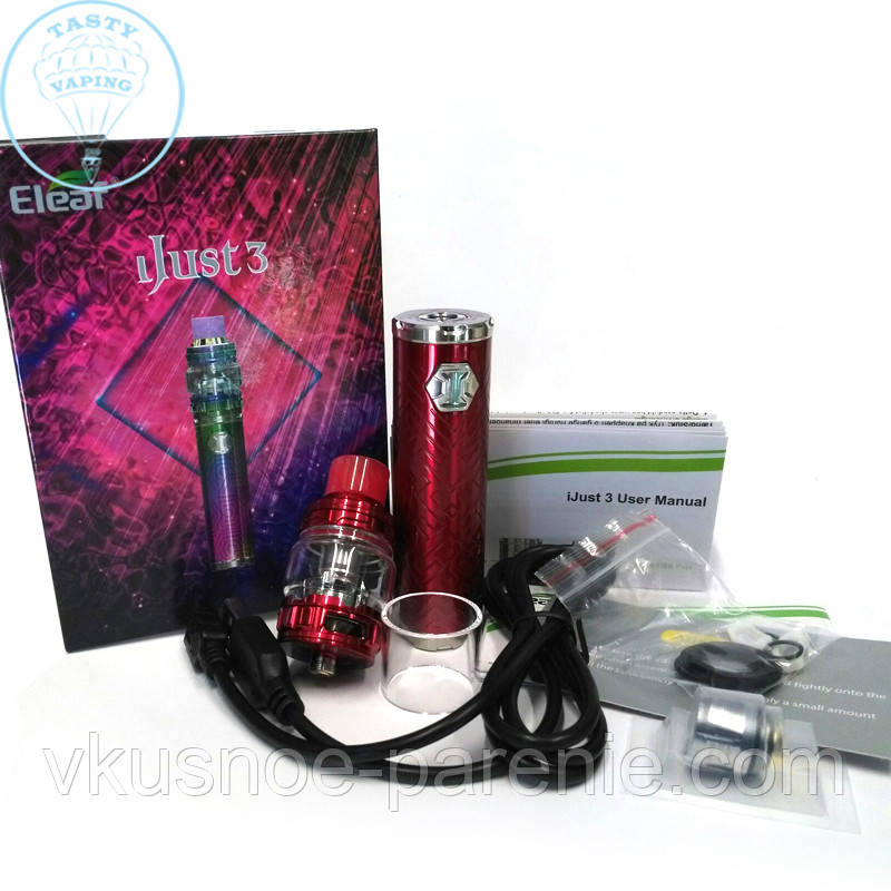 Eleaf iJust&nbsp;3 3000 mAh + Ello Duro (Стартовий набір) червоний