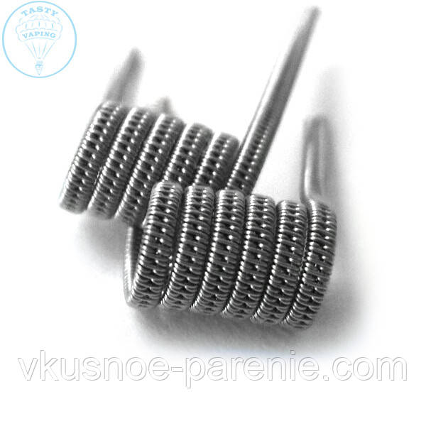 Staggered Clapton Coil (готова спіраль) комплект 2 шт.