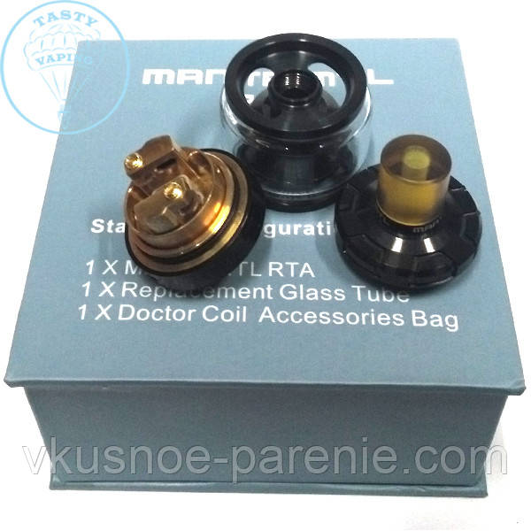Атомайзер Advken Manta MTL RTA чорний