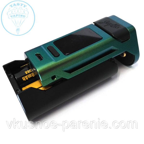 Бокс мод Wismec Reuleaux RX2 21700 (Акумулятори в комплекті) зелений оригінал