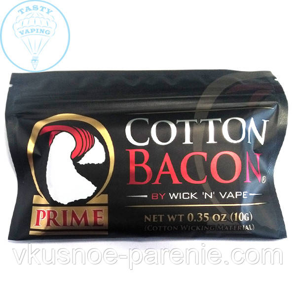 Вата Cotton Bacon Prime Wick N Vape паковання 10 аркушів