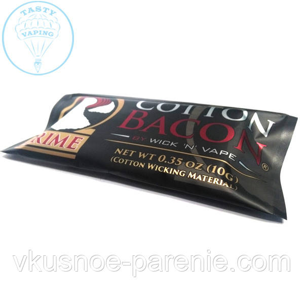 Вата Cotton Bacon Prime Wick N Vape паковання 10 аркушів