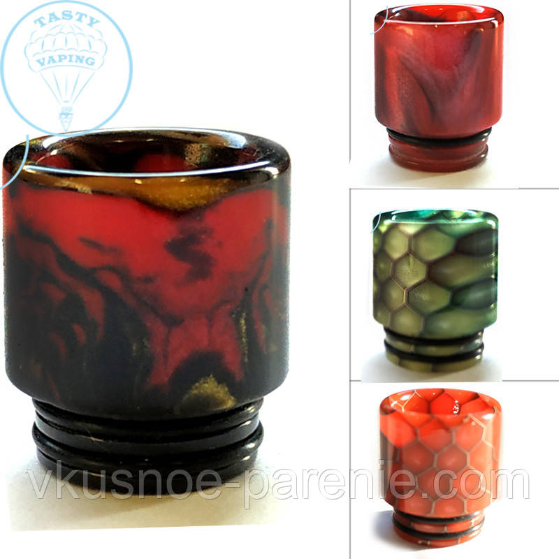 Дриптип (мундштук) 810 эпоксидная смола resin 13 мм разные цвета