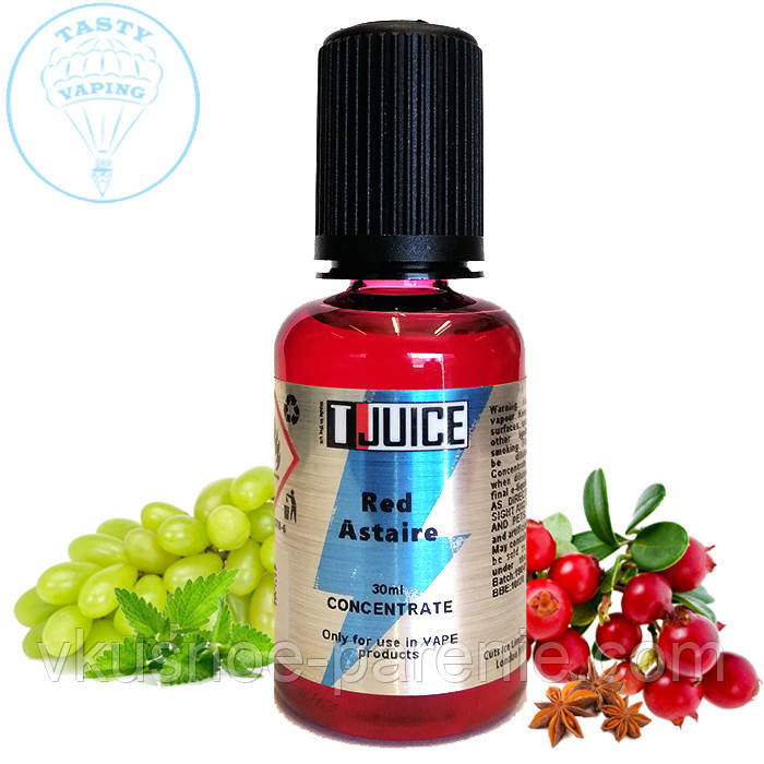 Ароматизатор T-juice Red Astaire Concentrate 30 мл (Брусничний морс)