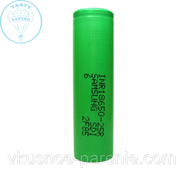 Аккумулятор 18650 Samsung 25R 2500 mAh 20 А