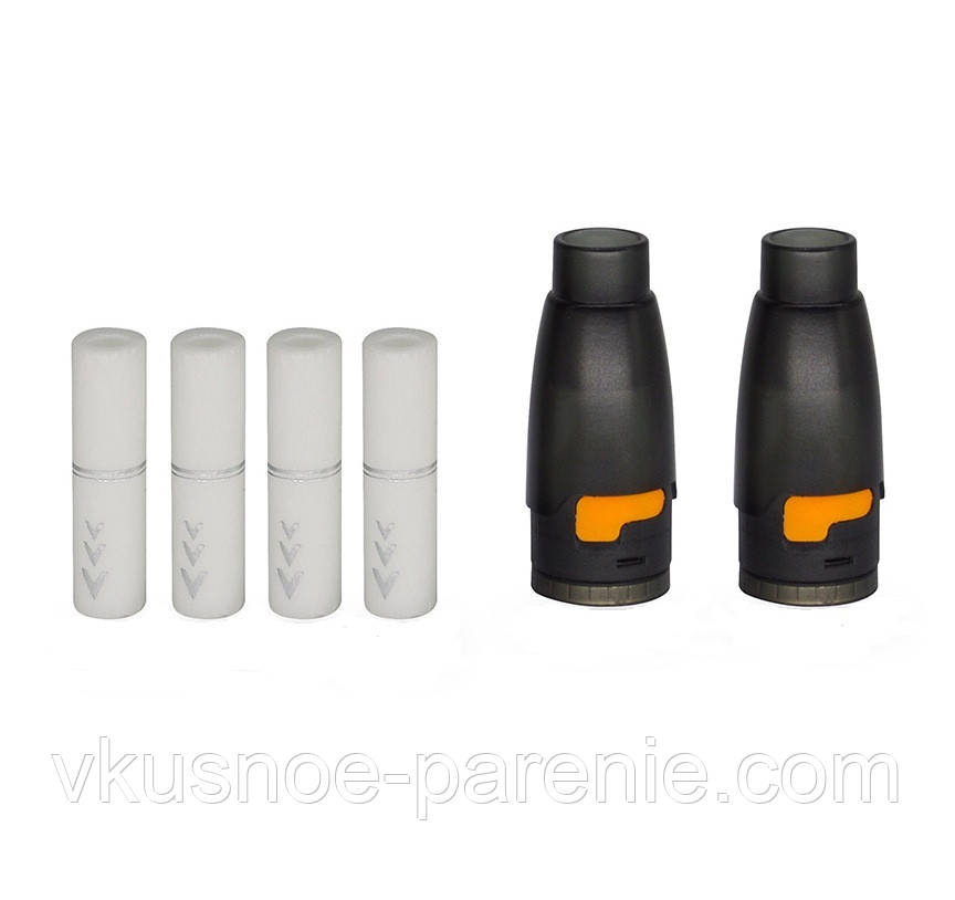 Картридж для Hotcig Kubi 2 Refillable Pod Kit 1.2 Ом with Filter (2 шт + 4 фільтри)