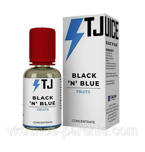 Ароматизатор T-juice Black N Blue Concentrate 30 мл (Чорниця Виноград Аніс Ментол)