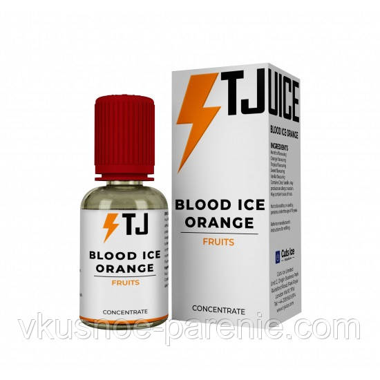 Ароматизатор T-juice Blood Ice Orange Concentrate 30 мл (Апельсин Фрукти Ваніль Ментол)