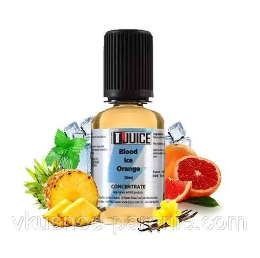 Ароматизатор T-juice Blood Ice Orange Concentrate 30 мл (Апельсин Фрукты Ваниль Ментол)