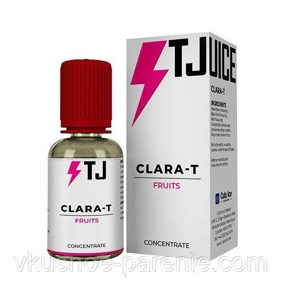 Ароматизатор T-juice Clara-T Concentrate 30 мл (Ягоди Виноград Ментол)
