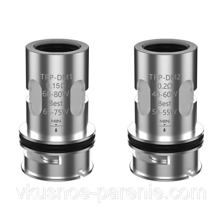 Випарник Voopoo TPP DM1 0,15 Ом/DM2 0,2 Ом/DM3 0,15 Ом/DM4 0,3 Ом для DRAG 3/DRAG X Plus/DRAG S/X PRO