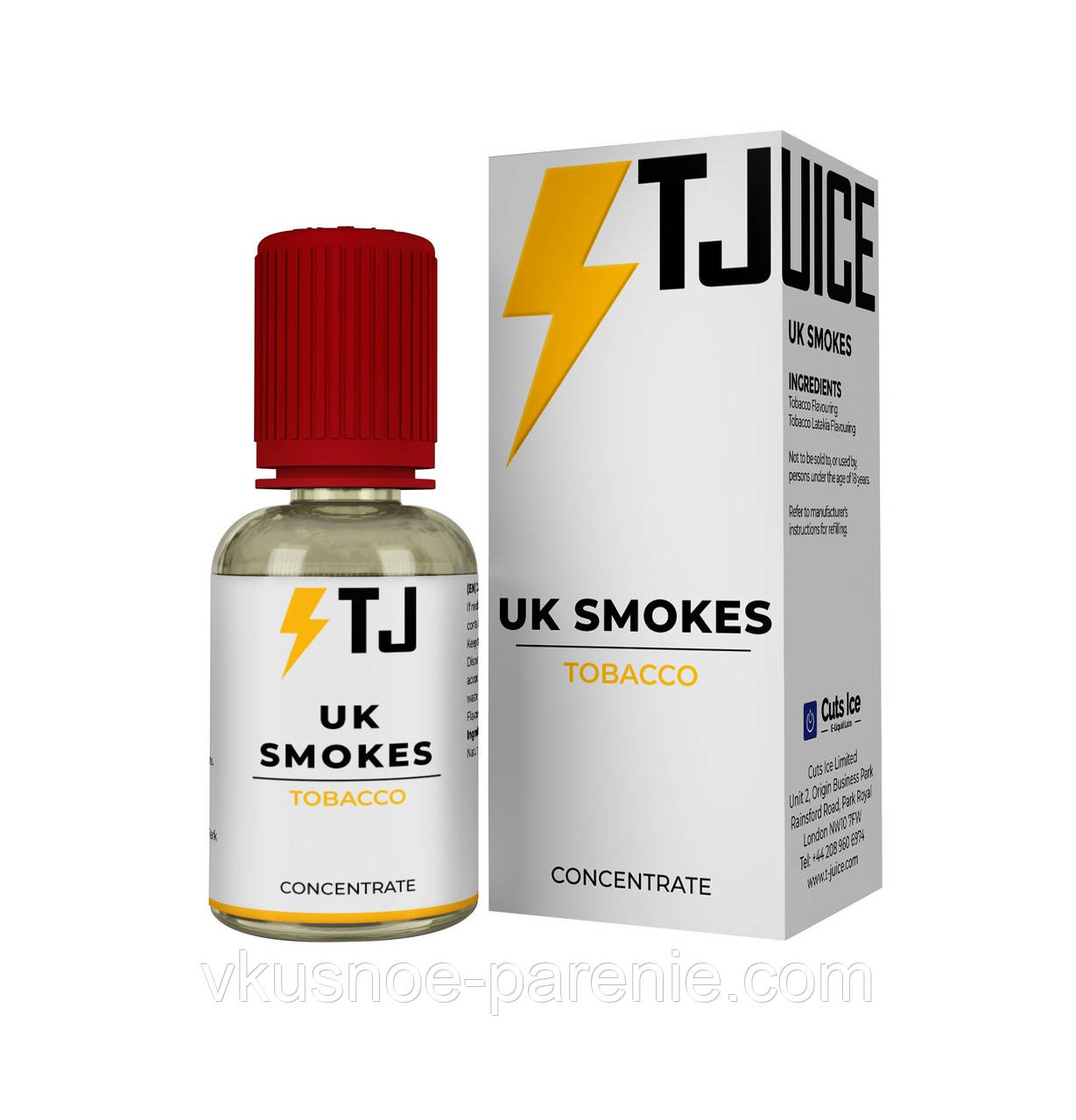 Ароматизатор T-juice UK Smokes Concentrate 30 мл (Табак Burley Latakia)