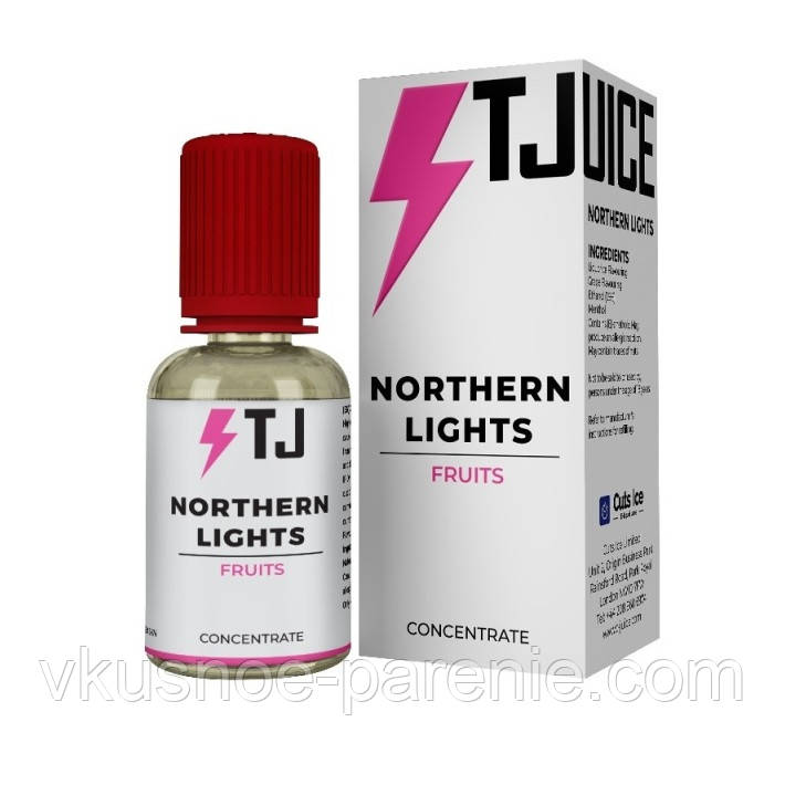 Ароматизатор T-juice Northern Lights Concentrate 30 мл (Виноград Лакрица Ментол)