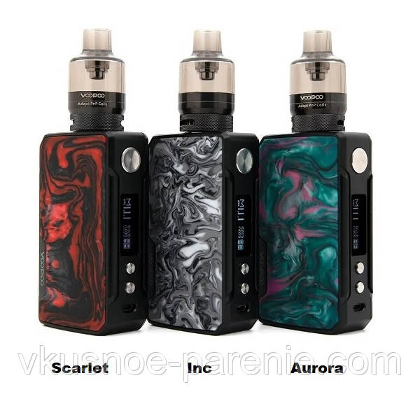 Стартовий набір VOOPOO DRAG 2 Refresh Edition Kit 177W оригінал Scarlet