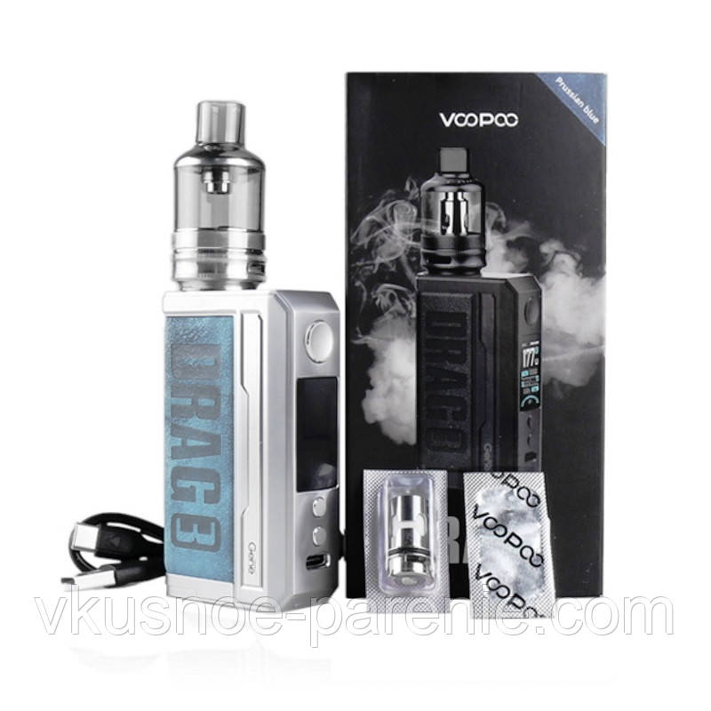 Voopoo DRAG 3 177W TC Kit with TPP Tank - электронная сигарета оригинал