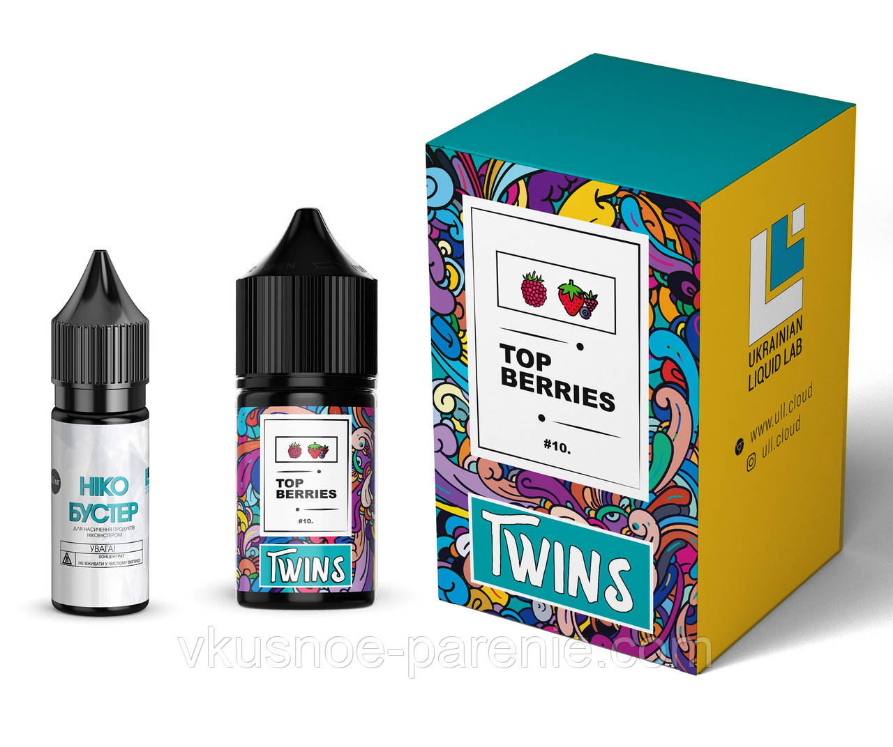 Комплект TWINS 30 мл Top Berries (Мікс ягід)
