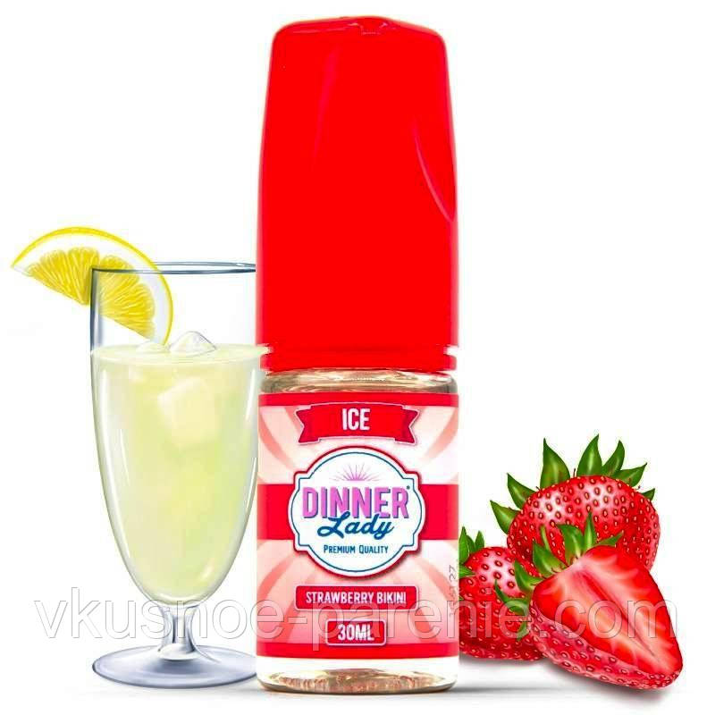 Ароматизатор Dinner Lady Strawberry Bikini Concentrate 30 мл (Лимонад Клубника Лед)