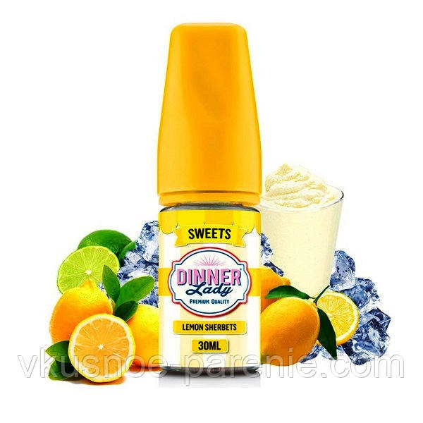 Ароматизатор Dinner Lady Lemon Sherbets Concentrate 30 мл (Лимонный шербет)