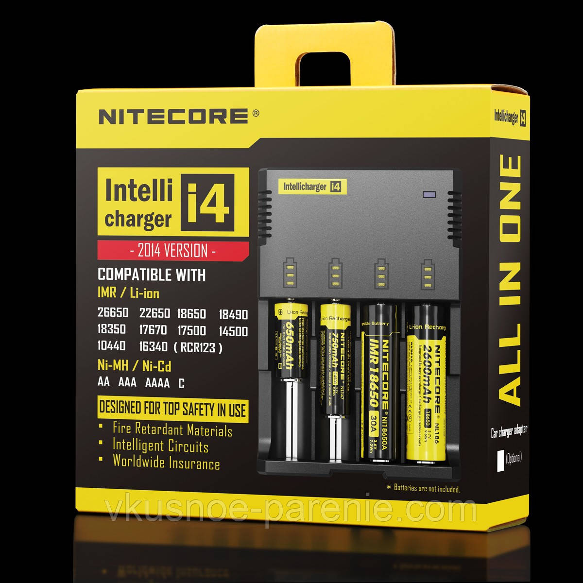 Зарядний пристрій Nitecore Intellicharger i4
