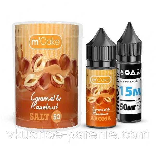 Комплект M-Cake FlavorLab 30 мл Caramel Hazelnut (Караміль з горіхом)