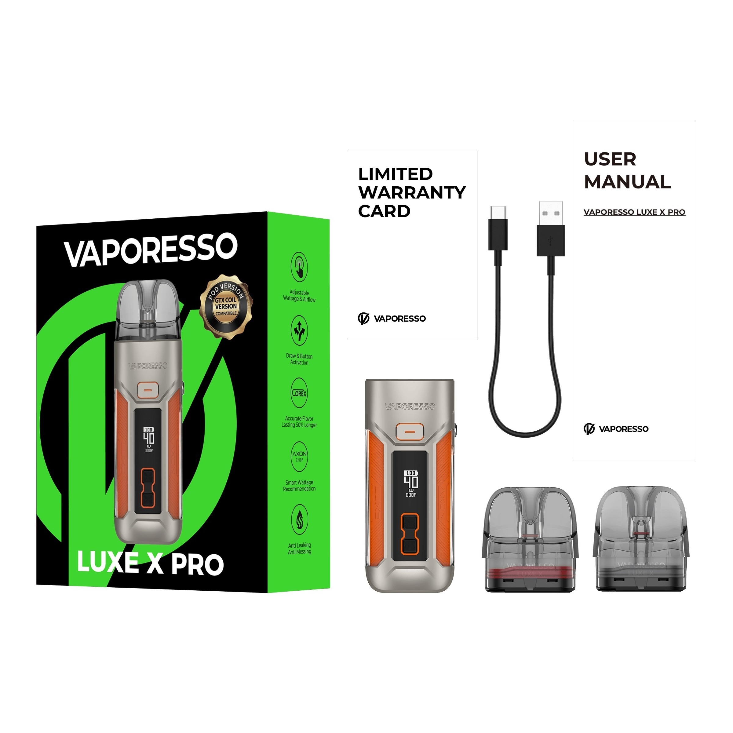 Vaporesso LUXE X Pro Pod Kit 1500mAh - електронна сигарета підсистема оригінал