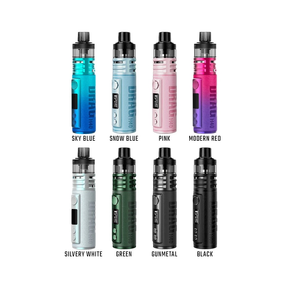 Voopoo DRAG H40 Pod Kit 1500mAh Black - електронна сигарета підсистема оригінал