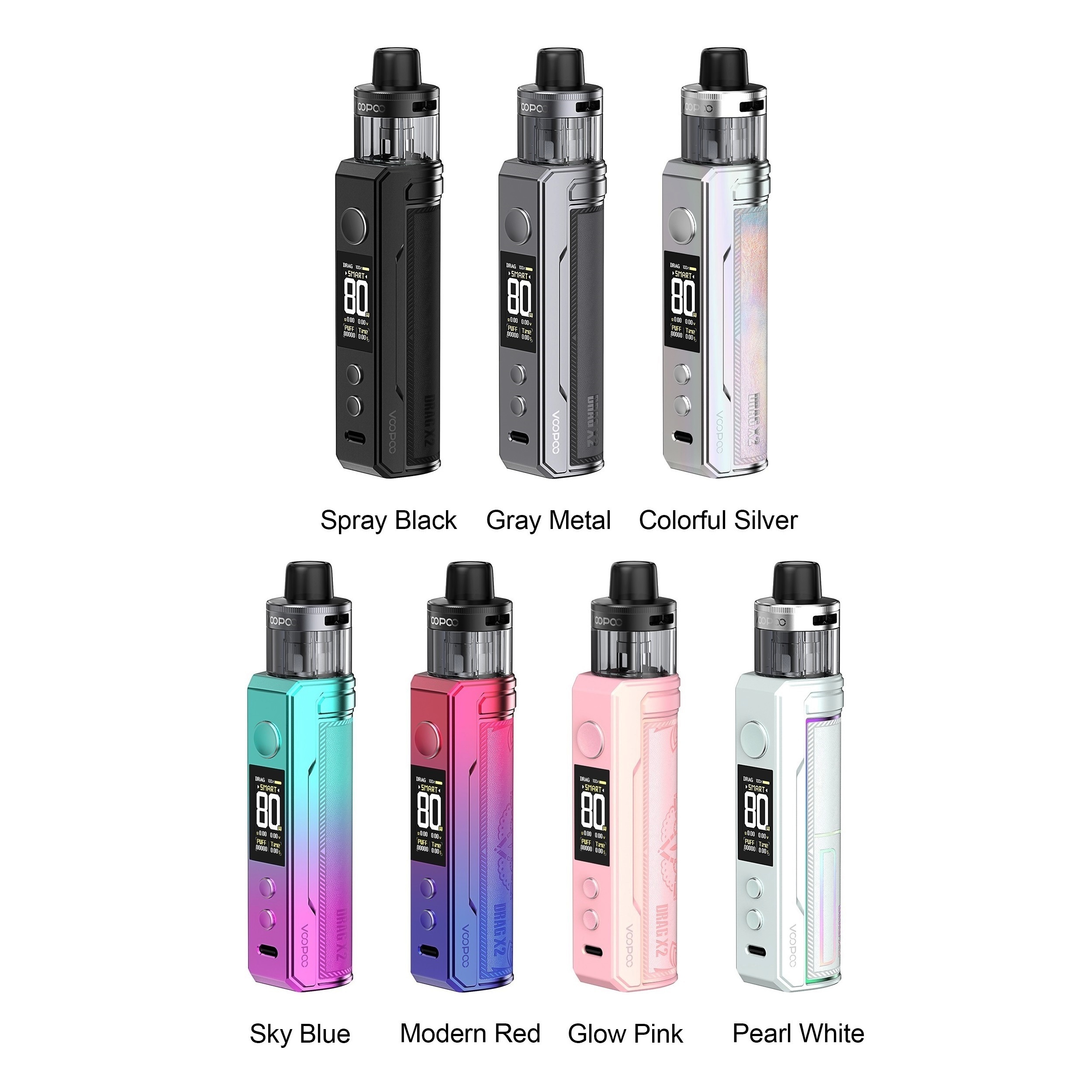 Voopoo DRAG X2 Pod Mod Kit 80W - електронна сигарета підсистема оригінал