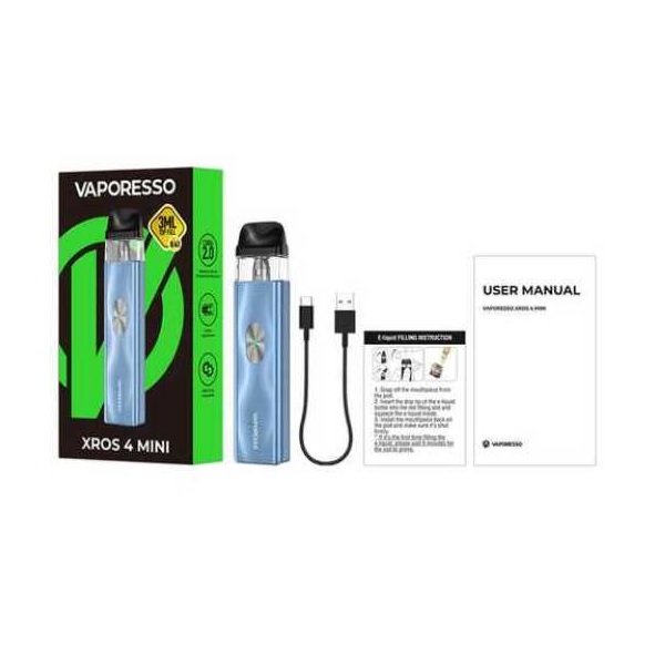 Vaporesso XROS 4 Mini Pod Kit 1000mAh - электронная сигарета подсистема оригинал