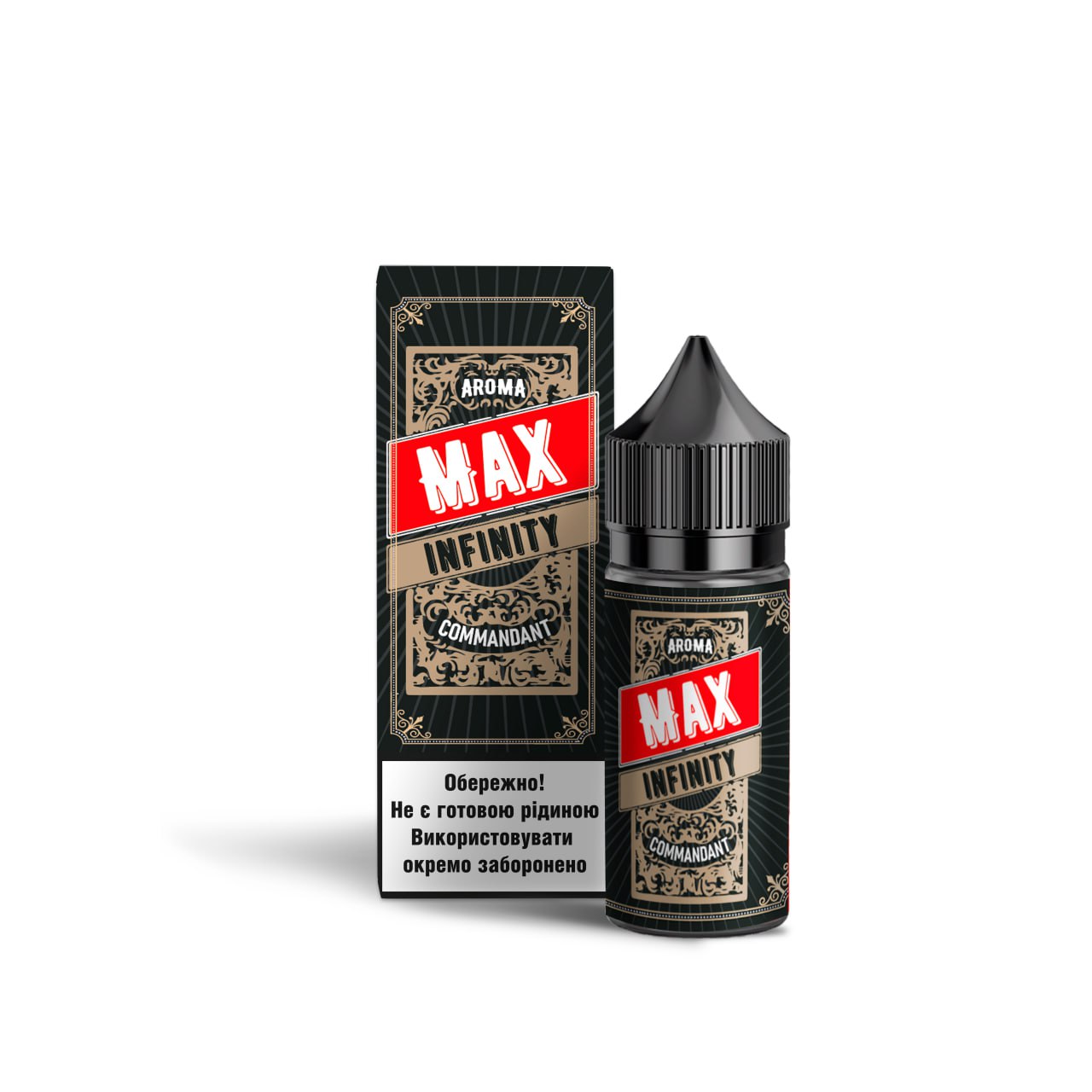 Комплект Infinity MAX FlavorLab 30 мл Commandant (Тютюн з карамеллю)