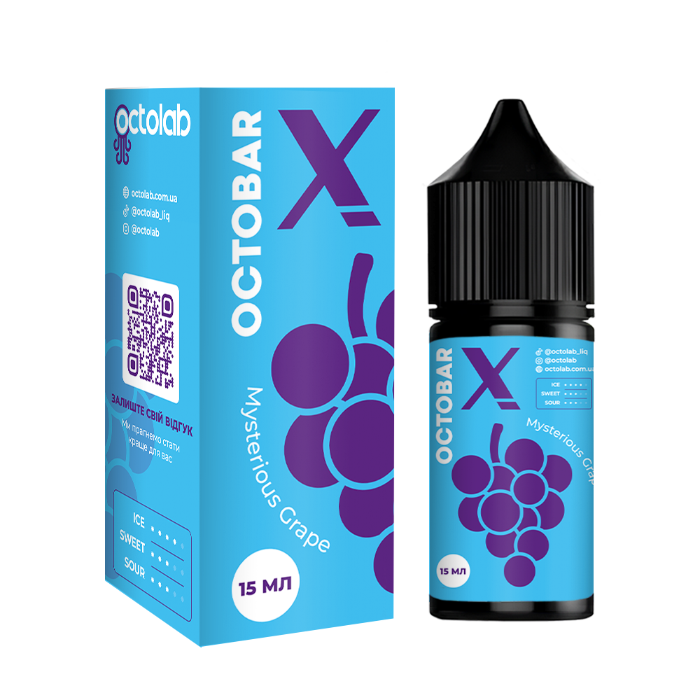 Комплект Octobar X 30 мл Mysterious Grape (Виноград)