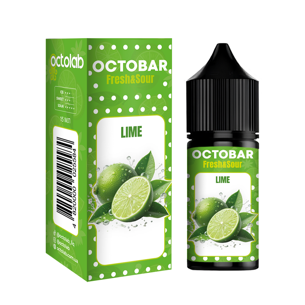 Комплект Octobar FRESH & SOUR 30 мл Lime (Лайм)