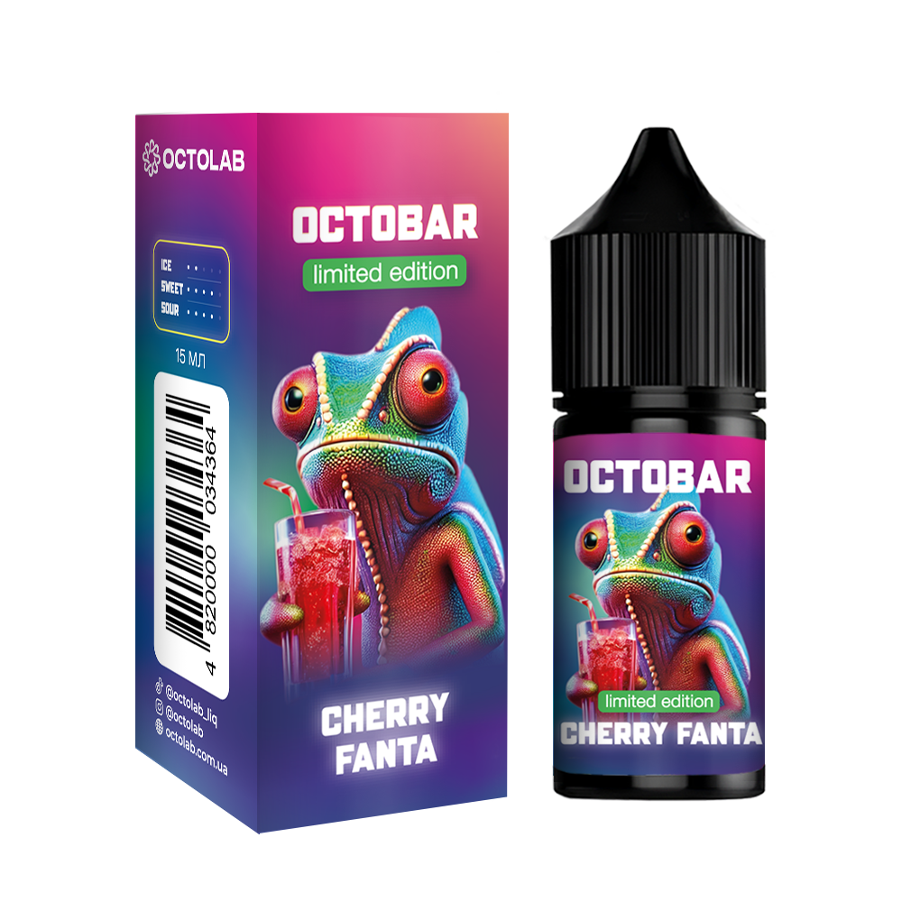 Комплект Octobar 30 мл Cherry fanta (Вишневая фанта)