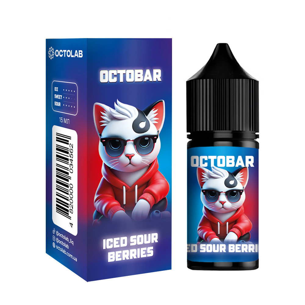 Комплект Octobar 30 мл Iced Sour Berries (Мікс Ягід)