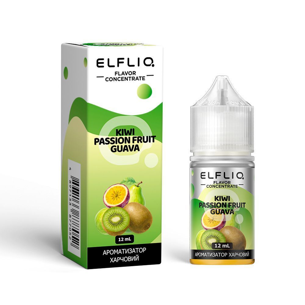 Комплект ELFLIQ 30 мл Kiwi Passion Fruit Guava (Ківі Маракуя Гуава)