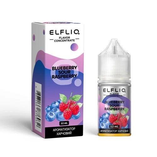 Комплект ELFLIQ 30 мл Blueberry Sour Raspberry (Черника Малина)