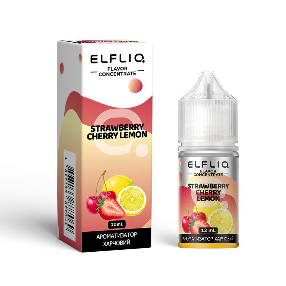 Комплект ELFLIQ 30 мл Strawberry Cherry Lemon (Клубника Вишня Лимон)