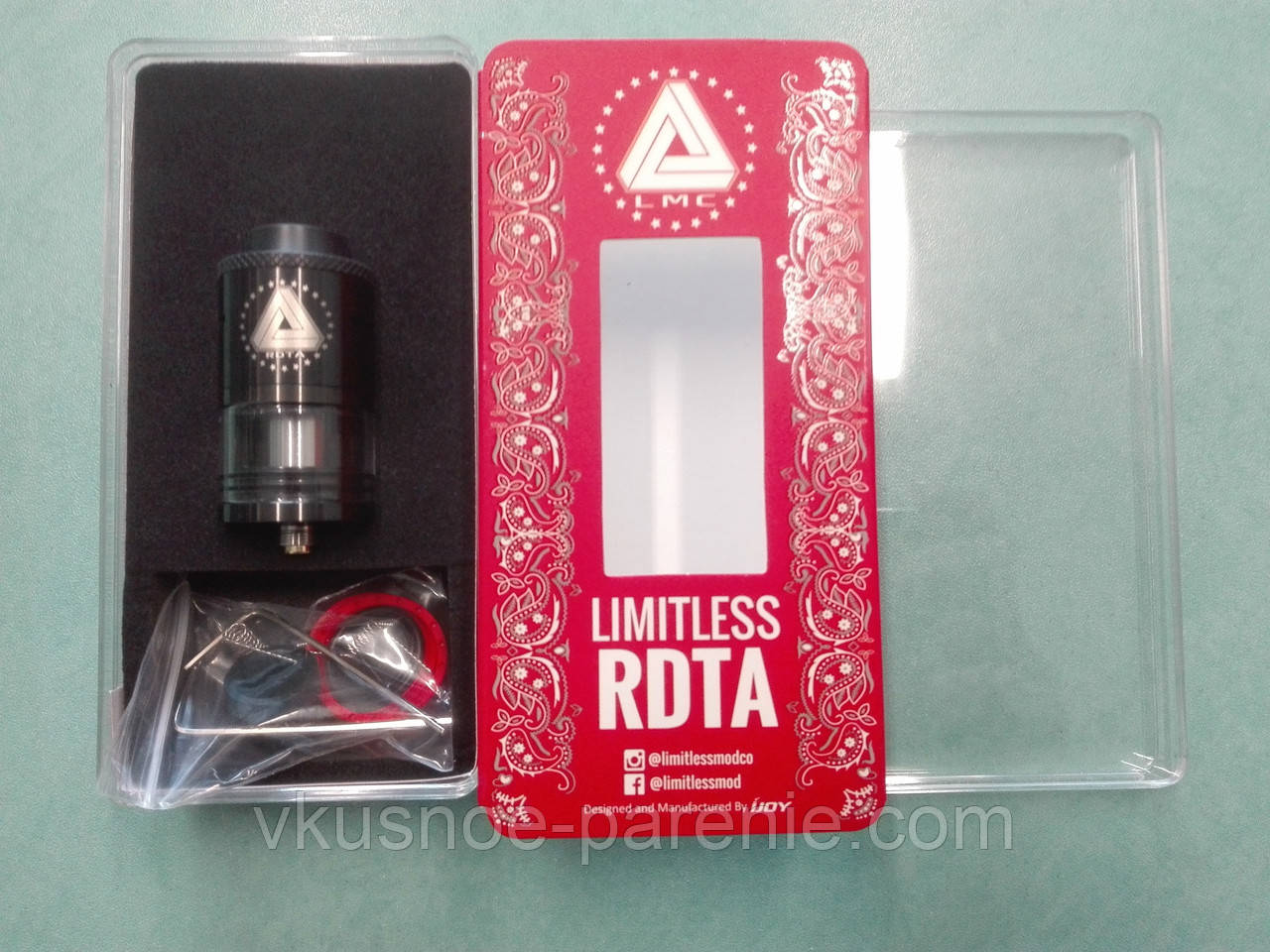 Дріп-бак Limitless rdta 4мл (оригінал) чорний