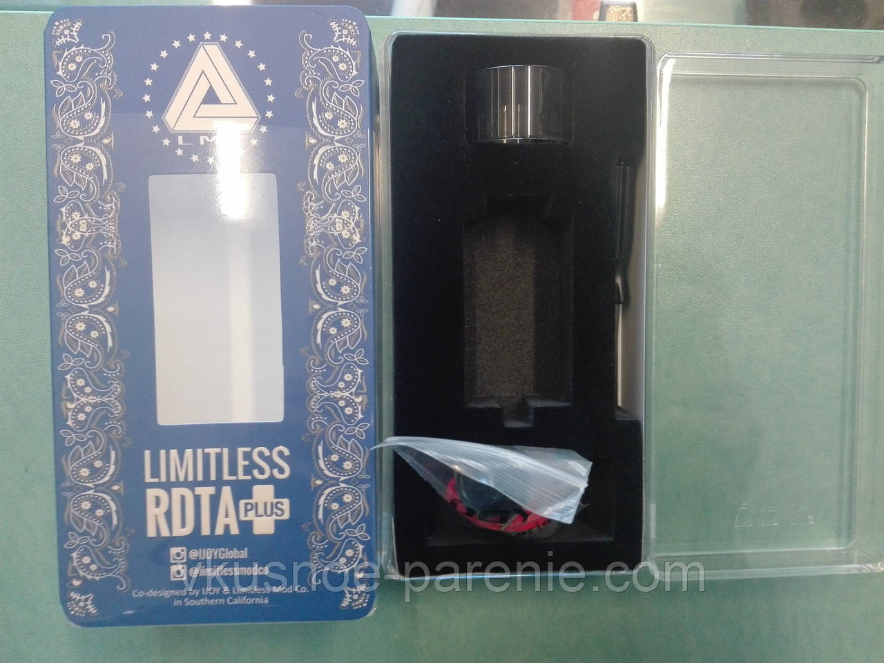 Дріп-бак Limitless Plus rdta (оригінал) чорний
