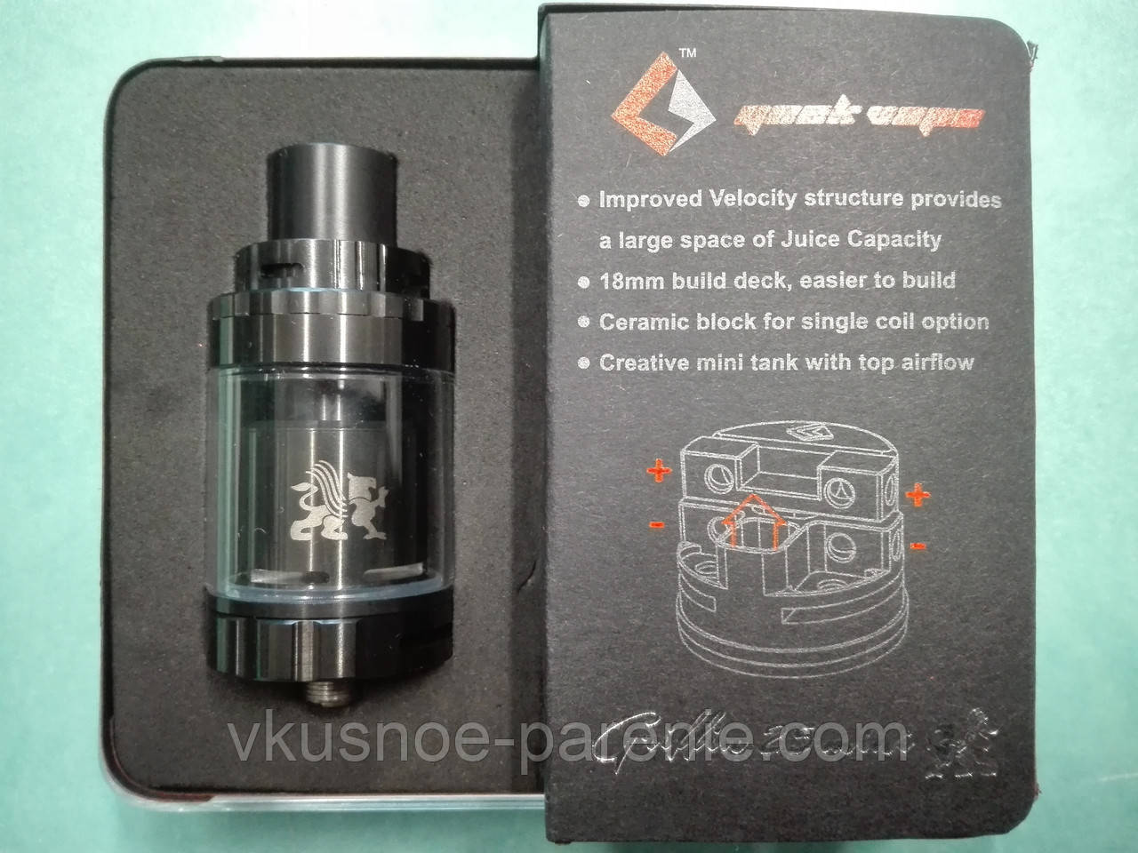 Атомайзер Griffin 25 mini GeekVape 3мл (чорний)